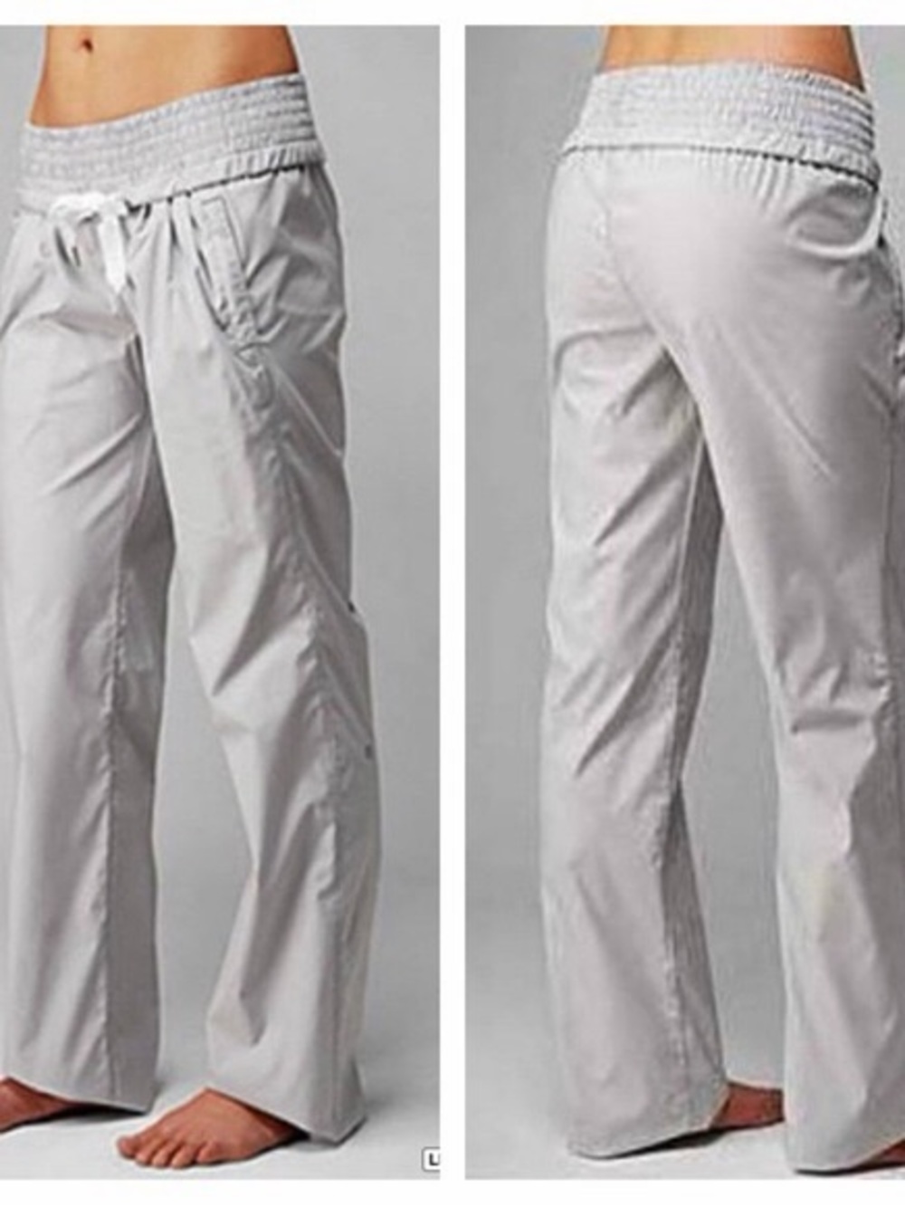 Lululemon Devi pant nwt Light Gray Drawstring Casual Pants